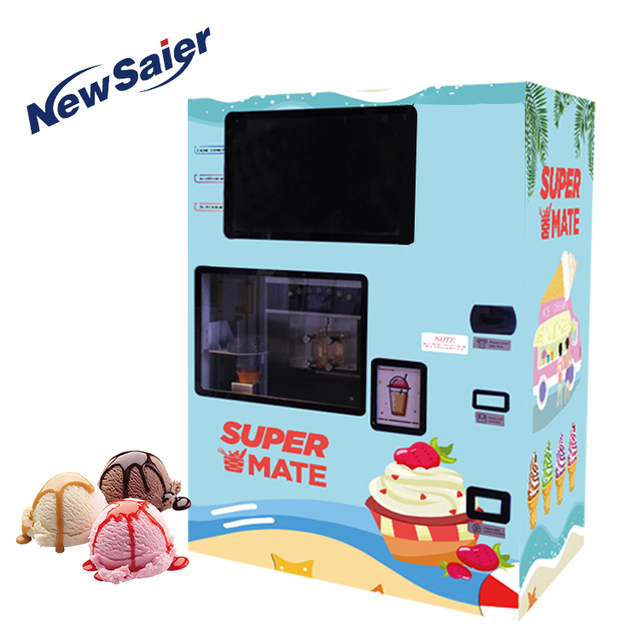 Credit Card Vending Machine Ice Cream Soft Drink Food Smart Vending Machine