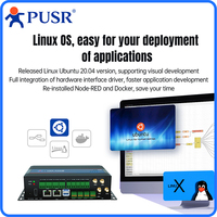 PUSR pour ordinateur industriel embarqué -A55 4 cœurs 64 bits CAN RS485 Interface Ethernet USR-EG828 Linux Ubuntu 20.04 4 Go