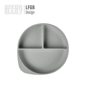 Plaque <span class=keywords><strong>de</strong></span> sevrage sans BPA divisée enfants salle à manger alimentation Silicone bébé plaque d'aspiration Platos pour enfants - Product Image 6