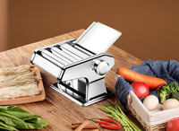 Machine à pâtes manuelle pour la maison, petite presse à nouilles multifonctionnelle, rouleau à pâte, outil pour faire des enveloppes de raviolis, des enveloppes de wontons
