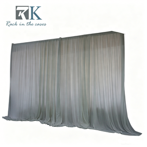 Telescopic <b>Backdrop</b> <b>Stand</b> Adjustable Pipe and Drape Kit Wholesale Wedding Pipe and Drape Pillar <b>Backdrop</b> <b>Stand</b> for Sale - Product Image 1