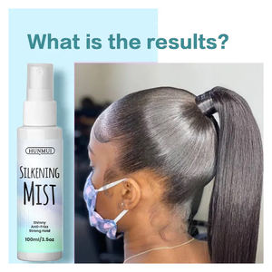 <span class=keywords><strong>Bellezon</strong></span> Protein Silk Hair Spray, etiqueta privada Protector de calor y estilismo Silkening Mist para una fuerte sujeción y brillo - Product Image 2