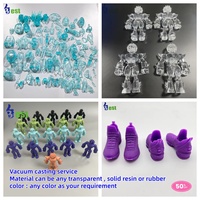 Kostengünstige 3D-Druck Prototyp-Puppe Spielzeugteil Harz ABS PVC Gummi Rapid Prototyping Vakuumguss Kunststoff 0,1-0,5mm Toleranz