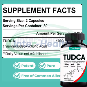 Cápsulas de Ácido Tauroursodeoxicólico (TUDCA) Ausreson OEM 500mg, Fibra Dietética, Precio, Suplementos para Desintoxicación y Limpieza del Hígado, TUDCA para el Hígado - Product Image 4