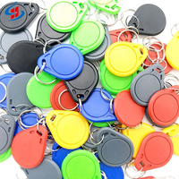 Porte-clés RFID étanche en ABS 125kHz, inscriptible, T5577 125kHz, porte-clés NFC, cartes de contrôle d'accès