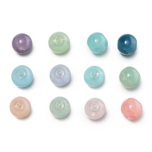 Crackle Glass Beads 10mm Round Loose Beads For Bracelet Making Jewelry Accessories - Product Image 5