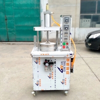Machine à crêpes gâteau mince formant la machine Machine à gâteau de blé circulaire pressage de pâte Pizza farine presse à chaud Machine Tortilla Roti
