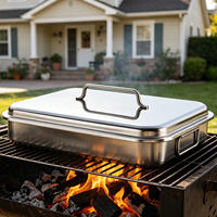 Grille de rôtissage coréenne en acier inoxydable pour poulet au charbon et dinde, pour usage extérieur et intérieur en cuisine