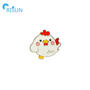 Al por mayor, popular pin de solapa de esmalte (suave y duro) con diseño de pollo lindo, logotipo personalizado, animales, mamá de <span class=keywords><strong>gallinas</strong></span> <span class=keywords><strong>Silkie</strong></span>, granjero, broche, regalos - Product Image 4