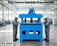 Presse hydraulique à quatre colonnes pour l'assemblage et la réparation de vannes