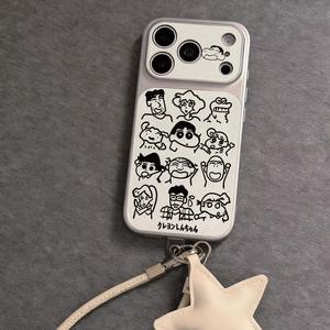 <span class=keywords><strong>Coque</strong></span> de téléphone en cuir avec motif dessin animé <span class=keywords><strong>Kawaii</strong></span> et cordon étoile pour <span class=keywords><strong>iPhone</strong></span> - Product Image 3