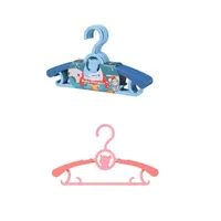 5pcs Kids Hangers Baby Clothing Organizer Plastic Windproof Coat Hanger  Closet Space Saving Rack