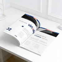 Impression de brochures, catalogues et magazines OEM ODM, livraison rapide, faible MOQ, impression offset A5/A6, brochures publicitaires d'entreprise