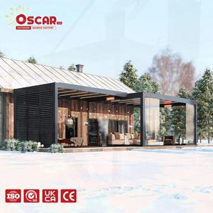 Pergola de jardin <span class=keywords><strong>6x4</strong></span> avec toit à persiennes, protection solaire et ventilation, idéale pour terrasse et jardin - Product Image 1