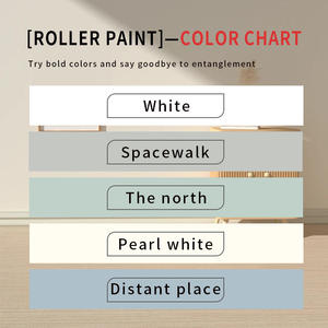 Rouleau de peinture grand format pour surfaces murales, peinture à base d'eau inodore, latex, couverture de graffitis, rouleau mural - Product Image 2