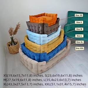 Fabrikpreis Maßgefertigtes Umweltfreundliches Solides Rechteckiges Matratzen-Komfortables Wärmendes Langlebiges Waschbares Wasserdichtes Bouclé-Hundesofa - Product Image 3