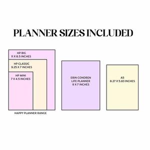 2026 Classic <b>Mini</b> Erin Condren <b>Notebook</b> Refill Paper A5 Size Sunflowers and Bees Printable Planner Inserts - Product Image 4