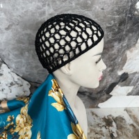 Lot de 2 bonnets et foulards en résille pour femmes, vente en gros d'usine