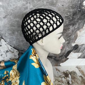 Damen Mode Haarnetz-Kappe 2-in-1 Set Haarnetz-Schal Fabrik Großhandel Damen Haarnetze Schals - Product Image 2