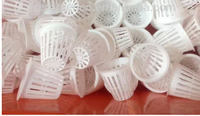 Pots à filet en plastique de 3 ", filet hydroponique, tasse à mailles