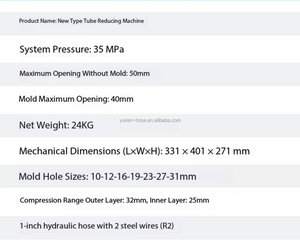 Mesin Crimping Selang Hidrolik Portabel Pompa Motor Efisiensi Tinggi 12V 3.7kW 7 Set Dies Harga Kompetitif - Product Image 6