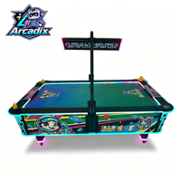 Table de hockey sur air à monnayeur, machine de jeu de hockey sur air, machine de jeu de hockey sur glace commerciale pour salle d'arcade, machine de sport d'intérieur à vendre