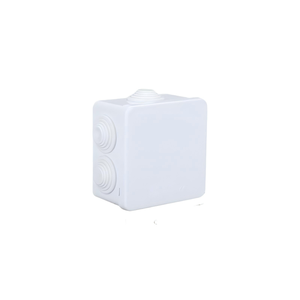 85x85x50mm IP65 Waterproof Junction Box with <b>Rubber</b> <b>Plug</b> Economy Pre-drilled Hole Model Cable Entry Enclosure Terminal box - Product Image 1
