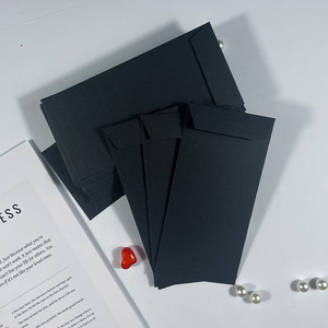 Custom Logo Zelfzegel Zwarte Papieren Envelop Kaart Contant Geld Besparen Enveloppen Voor Budgettering Bank - Product Image 3