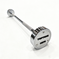 Barre de musculation TOPTONS, barre droite pour la musculation, barre à levier à manivelle, prix avantageux