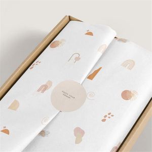 โรงงานขายกระดาษห่อของขวัญพิมพ์โลโก้ตามสั่งสำหรับบรรจุภัณฑ์ - Product Image 1