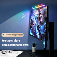 Barre lumineuse LED pour moniteur Ra95 à CRI élevé, sans fil, à intensité variable, lampe d'écran d'ordinateur, sans éblouissement, protection des yeux, lampe de bureau