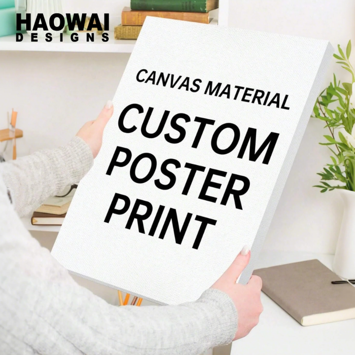 HAOWAI Free Sample Canvas Wall Art Printing Quotes Photo Portrait ...