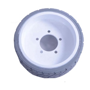 Ruota HNARL <span class=keywords><strong>JLG</strong></span> <span class=keywords><strong>4860182</strong></span> 12.5 X 4.25 Non-marking Grigia per Piattaforma a Forbice <span class=keywords><strong>JLG</strong></span> 1532E2 1932E2 - Product Image 1