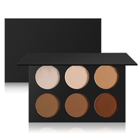 No Logo Vegan personnalisé surligneur Contour bronzant Blush poudre correcteur Palette de maquillage marque privée maquillage bronzant Palette