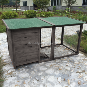 โรงเรือนเลี้ยงไก่ไม้ขนาดใหญ่ SDC024 วัสดุเป็นมิตรกับสิ่งแวดล้อมสำหรับทุกฤดูกาล - Product Image 4
