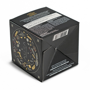 Custom Cmyk Printing Logo Paper <strong>Small</strong> Candle <strong>Packaging</strong> <strong>Boxes</strong> Auto Bottom Black Cardstock 12oz Candle Box - Product Image 3