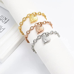 Braccialetto per Ceneri, Gioiello Funerario in Acciaio Inox, <span class=keywords><strong>Bracciale</strong></span> Urna a Forma di Cuore <span class=keywords><strong>con</strong></span> Ali d'<span class=keywords><strong>Angelo</strong></span>, Urna Commemorativa - Product Image 6