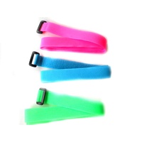 Sangle en nylon à crochet et boucle de couleurs assorties avec boucle en plastique 25mm 1 pouce de large
