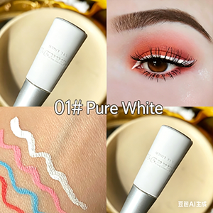 Crayon <span class=keywords><strong>Eyeliner</strong></span> Coloré pour Maquillage Scène COS, <span class=keywords><strong>Eyeliner</strong></span> Peint Longue Tenue Imperméable Anti-Bavures Blanc Jaune <span class=keywords><strong>Orange</strong></span> - Product Image 1