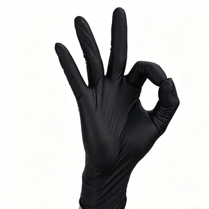 Guantes Industriales Desechables Negros Resistentes a Químicos, para Mecánicos, <span class=keywords><strong>Tatuajes</strong></span>, Salones <span class=keywords><strong>de</strong></span> Belleza, Mantenimiento <span class=keywords><strong>Automotriz</strong></span>, Multiusos - Product Image 1