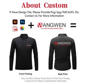 Fabricante de Ropa de Lujo, Camiseta Polo Personalizada de Color Sólido para Hombre de Negocios, Camisas Polo de Manga Larga para Hombre - Product Image 2