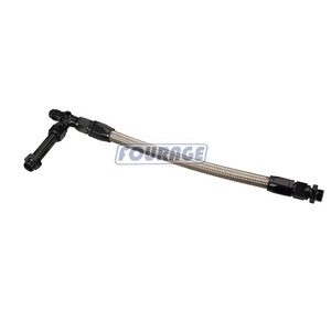 Fourage thép không gỉ bện đường sắt Đầu vào một holley nhiên liệu dòng <span class=keywords><strong>Hose</strong></span> lắp ráp Kit và <span class=keywords><strong>Hose</strong></span> End phụ kiện - Product Image 1