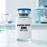 Autocollant personnalisé auto-adhésif, imprimez votre marque, étiquette de stylo pour peptides, pour imprimante à transfert thermique