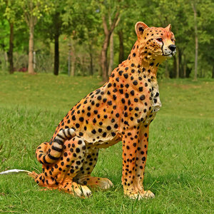 Estatua de Tigre Realista para Exteriores, Escultura de Animal de la <span class=keywords><strong>Selva</strong></span> para Zoológicos, Parques Temáticos, Parques Infantiles y Decoración de Paisajes Comerciales - Product Image 3