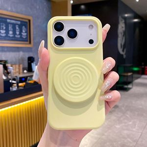 เคสโทรศัพท์ซิลิโคนสีลูกกวาดแบบขายส่ง พร้อมขาตั้งวงกลม สำหรับ iPhone 17 16 15 14 13 12 Pro Max XS XR Mini Plus - Product Image 6