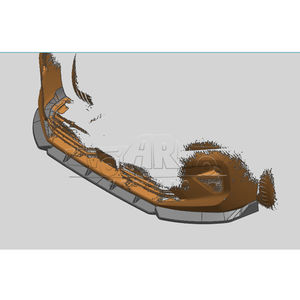 Pièces automobiles Haosheng, becquet de pare-chocs avant, plastique, aspect fibre de carbone, 3 sections, becquet avant pour <span class=keywords><strong>Peugeot</strong></span> <span class=keywords><strong>Partner</strong></span>, portes latérales, <span class=keywords><strong>2023</strong></span>+ - Product Image 3