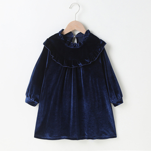 Vestidos para <span class=keywords><strong>Niñas</strong></span> 2023, Vestido de Encaje de Manga Larga para Otoño e Invierno, Vestido de Princesa de Terciopelo para <span class=keywords><strong>Niñas</strong></span>, <span class=keywords><strong>Ropa</strong></span> para <span class=keywords><strong>Niñas</strong></span> Pequeñas - Product Image 5