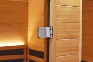 <span class=keywords><strong>Sauna</strong></span> de cedro rojo para jardín de madera sólida interior para 1-2 personas con diseño tradicional - Product Image 5