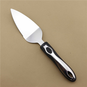 Spatule à gâteau moderne en acier inoxydable Spatule triangulaire à fromage et pizza Couteau à gâteau d'anniversaire Ustensiles de cuisson en gros - Product Image 5