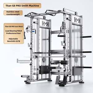 Máquina Smith de Acero para Uso Comercial al por Mayor, Equipo de Gimnasio Multifuncional Portátil y Duradero para Entrenamiento Físico, 450 kg MR5RS - Product Image 6